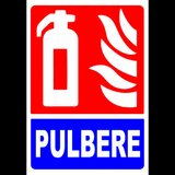 Indicator  stingator cu pulbere